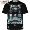Philadelphia Eagles Brown Hurts Super Bowl Champion LVII T-Shirt, Funny Philadelphia Eagles Gifts