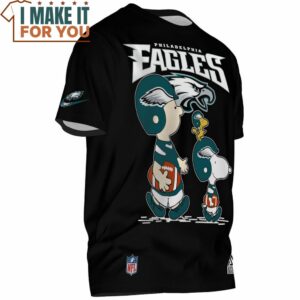 Philadelphia Eagles Charlie Brown And Snoopy Game Day T Shirt 2 1