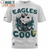 Philadelphia Eagles Cool Snoopy And Woodstock Big Fan T-Shirt, Eagles Fan Gift Ideas