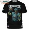 Philadelphia Eagles Cool Zombie NFL Player T-Shirt, Best Philadelphia Eagles Gifts