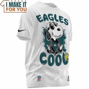 Philadelphia Eagles Cool Snoopy And Woodstock Big Fan T Shirt 2 1