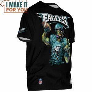 Philadelphia Eagles Cool Zombie NFL Player T Shirt 2 1