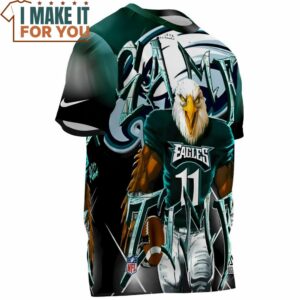 Philadelphia Eagles Game Time Eagles NFL Player Fullprinted T Shirt 3 1