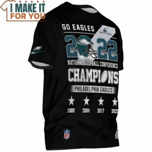 Philadelphia Eagles Go Eagles 2022 NFC Champions T Shirt 2 1