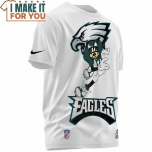 Philadelphia Eagles Goofy Disney NFL Player T Shirt 2 1