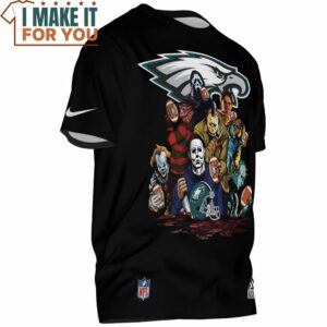 Philadelphia Eagles Horror Character NFL Eagles Fan T Shirt 2 1
