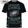 Philadelphia Eagles I May Live In Florida My Heart And Soul Belongs to Eagles T-Shirt, Eagles Fan Gift Ideas
