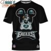 Philadelphia Eagles Mickey NFL Player Disney Love Heart T-Shirt, Best Gifts For Eagles Fans