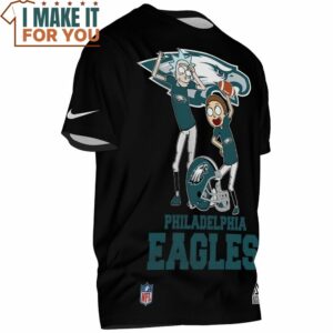 Philadelphia Eagles Rick And Morty Game Day T Shirt 2