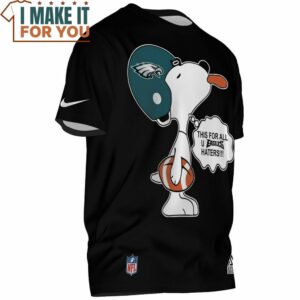 Philadelphia Eagles Snoopy Troll Face This for All Eagles Hater T Shirt 2