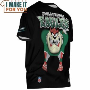 Philadelphia Eagles Tasmanian Devil NFL Player T Shirt 2