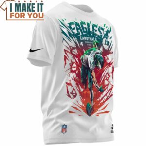 Philadelphia Eagles Vs Cardinals NFL Cool Art T Shirt 2