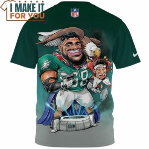 Philadelphia Eagles vs Kansas City Chiefs Winner Funny Art T Shirt 2