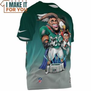 Philadelphia Eagles vs Kansas City Chiefs Winner Funny Art T Shirt 3