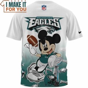 Philadelphia Eagles x Mickey Champion Cup 3D T Shirt 2