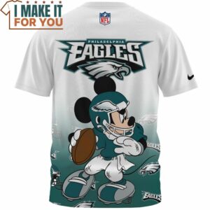 Philadelphia Eagles x Mickey NFL Player Fullprinted T Shirt 2