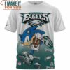 Philadelphia Eagles x Sonic Speed Run Fullprinted T-Shirt, Eagles Fan Gift Ideas