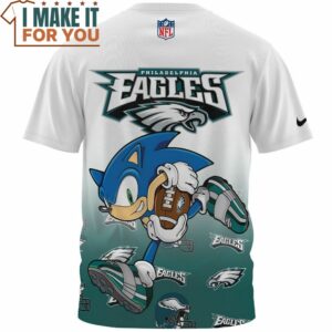 Philadelphia Eagles x Sonic Speed Run Fullprinted T Shirt 2