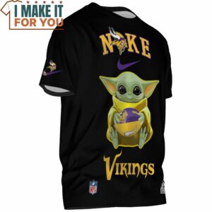 Minnesota Vikings Baby Yoda Big Fan Nike T Shirt 2
