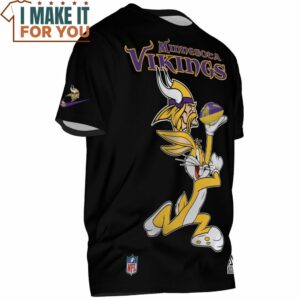 Minnesota Vikings Bugs Bunny NFL Touchdown T Shirt 2