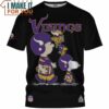 Minnesota Vikings Charlie Brown Snoopy And Woodstock Game Day T-Shirt, Minnesota Vikings Gift Shop