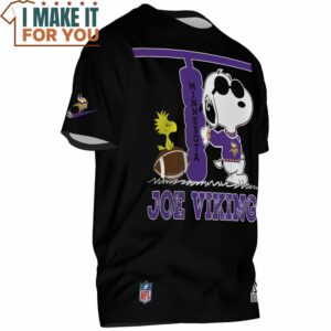 Minnesota Vikings Cool Snoopy And Woodstock NFL Big Fan T Shirt 2