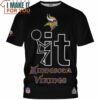 Minnesota Vikings Funny IT Icon T-Shirt, Cool Minnesota Vikings Gifts