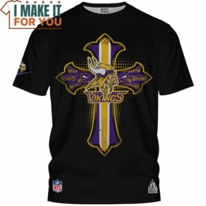 Minnesota Vikings God First Family Second Then Vikings T Shirt 4