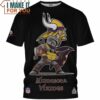 Minnesota Vikings Mandalorian And Baby Yoda Big Fan T-Shirt, Minnesota Vikings Gifts For Men