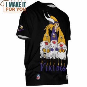 Minnesota Vikings Lucky Gnomes Love Vikings T Shirt 2