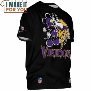 Minnesota Vikings Mickey Big Fan T Shirt 2