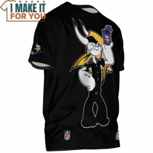 Minnesota Vikings Popeye Sailor Man Big Fan T Shirt 2