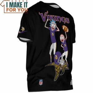 Minnesota Vikings Rick And Morty Game Day T Shirt 2
