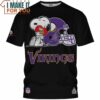Minnesota Vikings Snoopy Love Heart NFL Helmet T-Shirt, Funny Minnesota Vikings Gifts