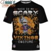 Minnesota Vikings This My Scary Vikings Costume T-Shirt, Minnesota Vikings Gifts For Fans