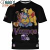 Minnesota Vikings Winnie The Pooh And Friends NFL Big Fan T-Shirt, Minnesota Vikings Gifts For Fans