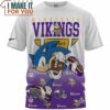 Minnesota Vikings x Sonic Speed Run Fullprinted T-Shirt, Minnesota Vikings Gift