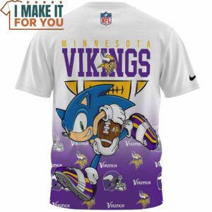 Minnesota Vikings x Sonic Speed Run Fullprinted T Shirt 2