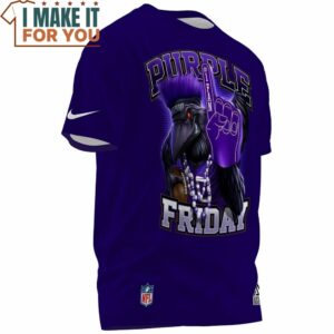 Baltimore Ravens 1 Cool Fan Purple Friday T Shirt 2