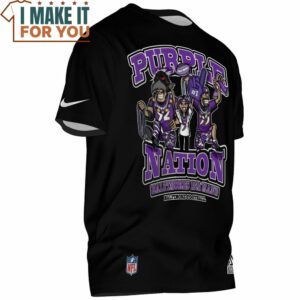 Baltimore Ravens Purple Nation Baltimores 12th Man T Shirt 2 1