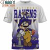 Baltimore Ravens x Mario Die Hard Fan Champions Cup T-Shirt, Ravens Gifts For Men