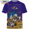 Baltimore Ravens x Sonic Speed Run Fullprinted T-Shirt, Baltimore Ravens Gift Shop