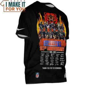 Chicago Bears 103 Anniversary Dream Team Signed T Shirt 2