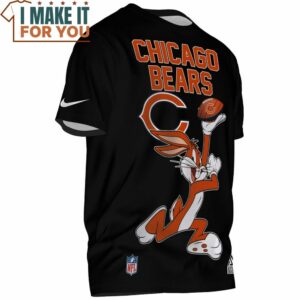 Chicago Bears Bugs Bunny Football Touchdown T Shirt 2