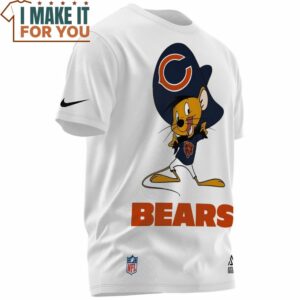 Chicago Bears Jerry Mouse Big Fan T Shirt 2