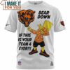 Chicago Bears x Bart Simpson Dab Gang Bear Down If This is Your Team 4 Ever T-Shirt, Unique Chicago Bears Gifts