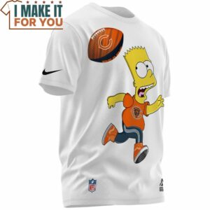 Chicago Bears x Bart Simpson Football Game Day T Shirt 2