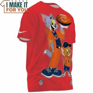 Chicago Bears x Cool Tom and Jerry Bear Fan T Shirt 2
