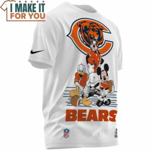 Chicago Bears x Disney Mickey And Friends Team Up T Shirt 2