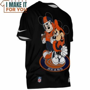 Chicago Bears x Mickey And Minnie Football Big Fan T Shirt 2